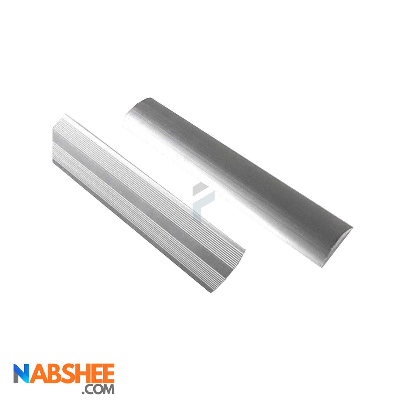 پروفیل آلومینیومی گرده ماهی 3 سانتی کد A1 نقره ای