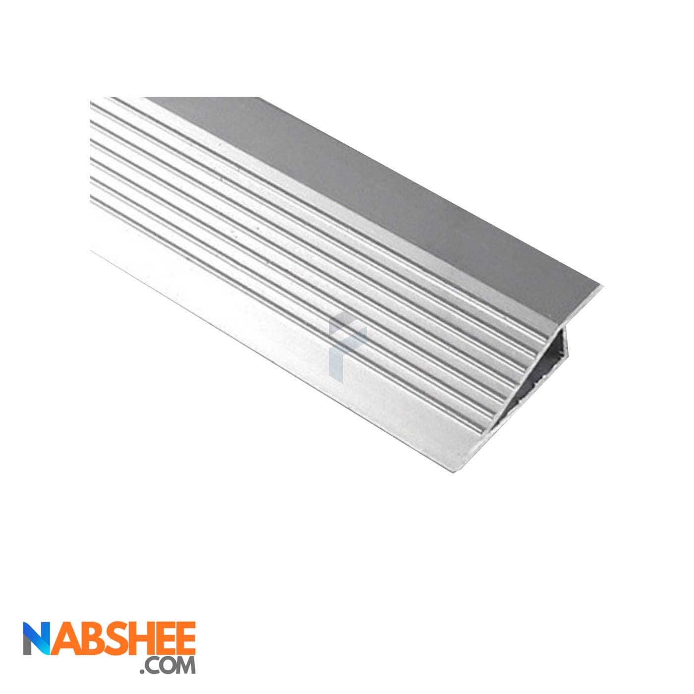 پروفیل آلومینیومی شیبدار مثلثی ارتفاع 16 میل کد A4 نقره ای