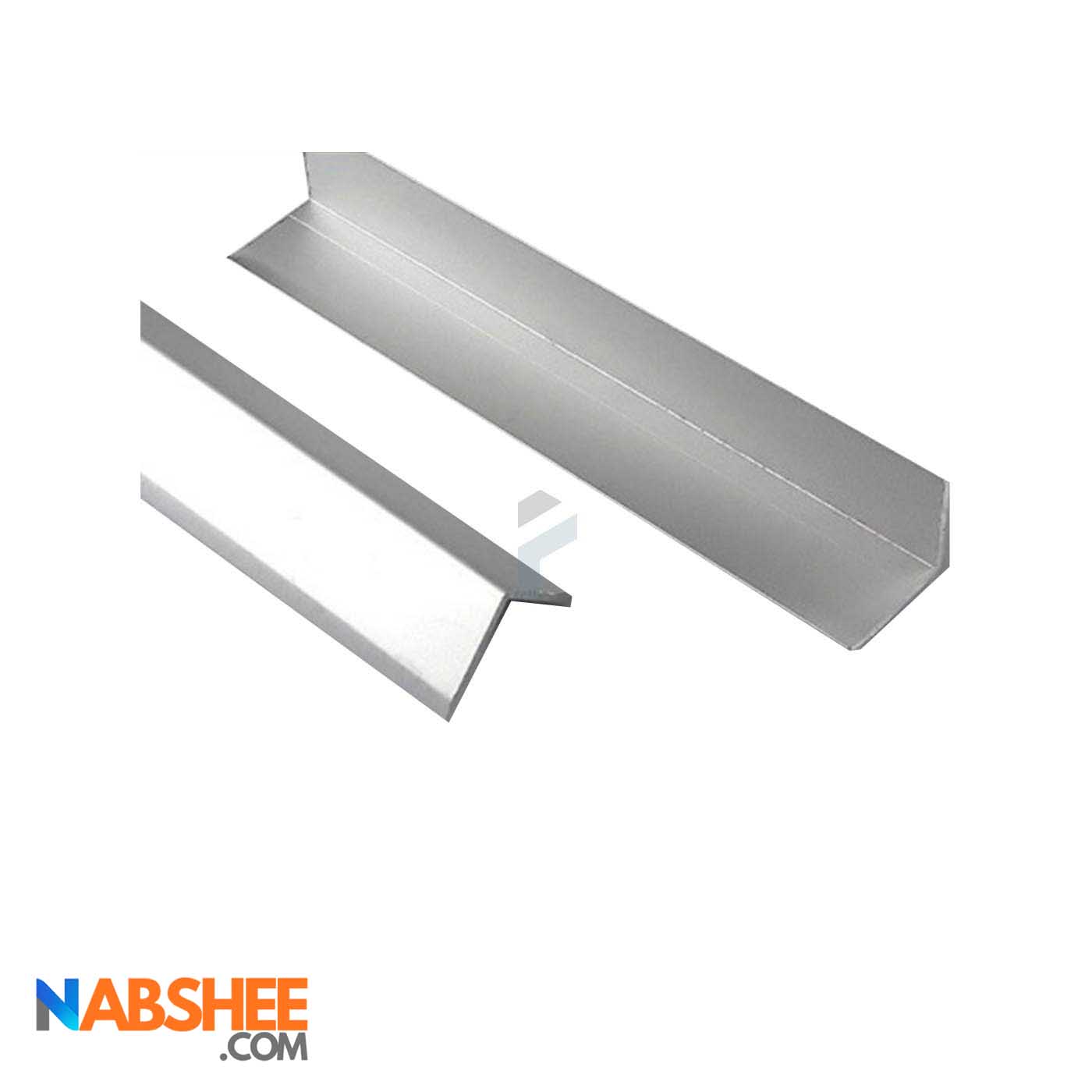 پروفیل آلومینیومی نبشی 2 سانتی کد A11 نقره ای
