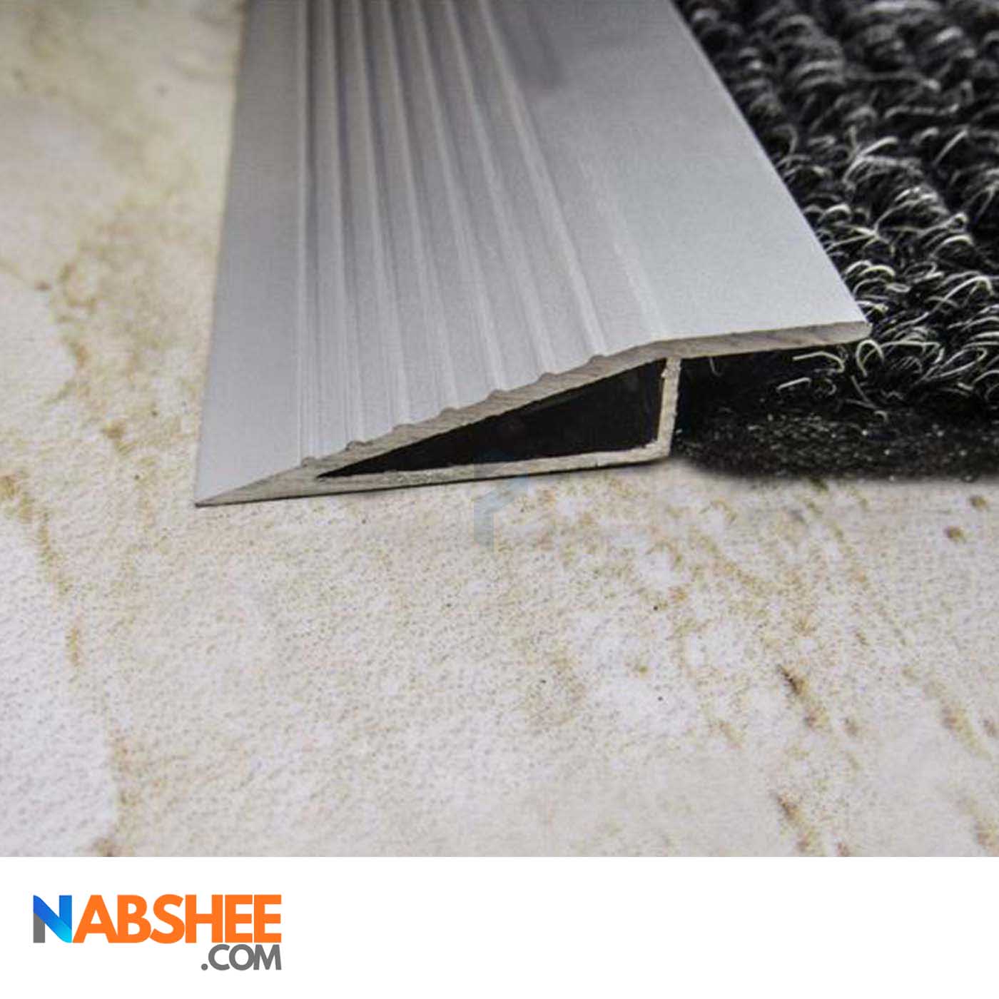 پروفیل آلومینیومی شیبدار مثلثی ارتفاع 8 میل کد A3 نقره ای