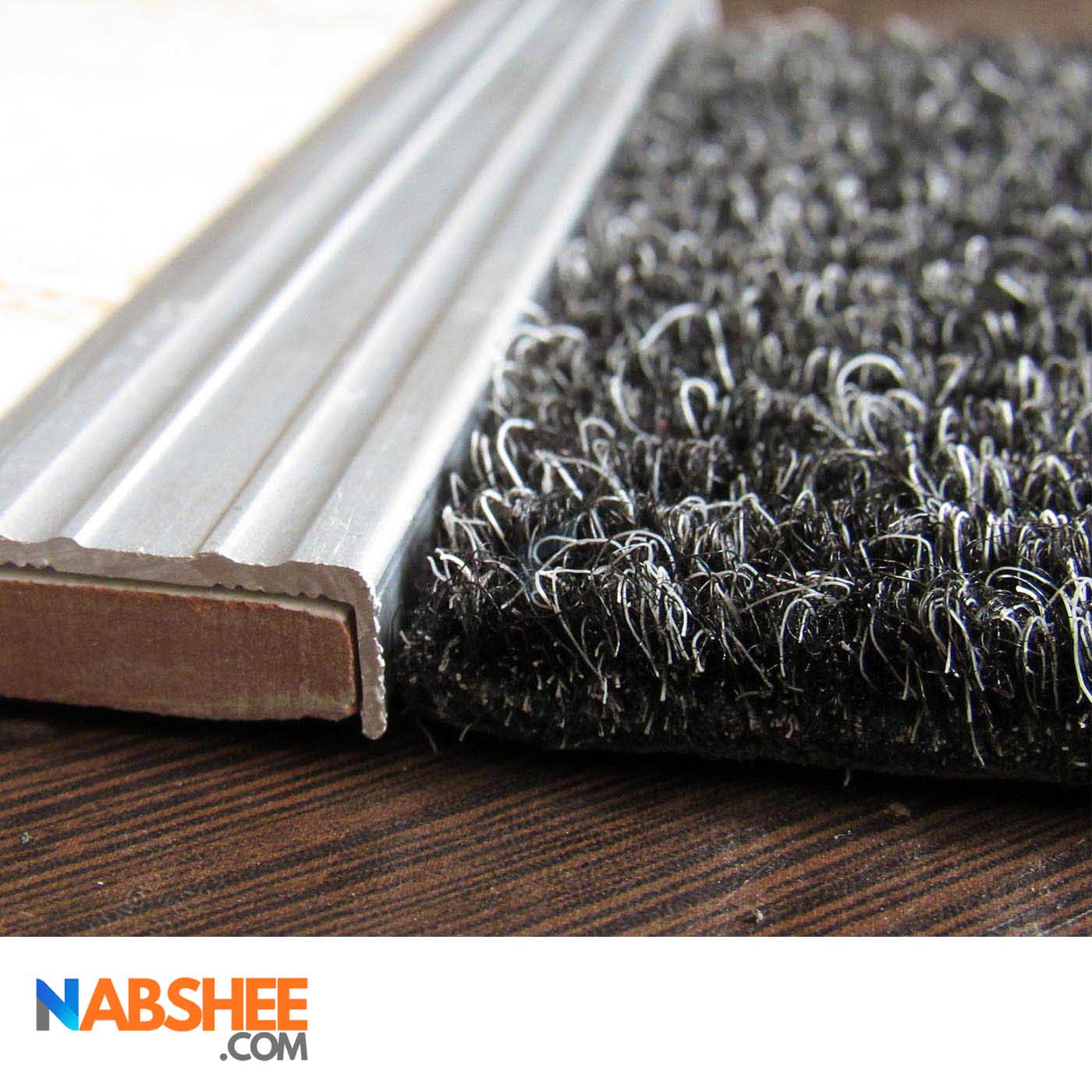 پروفیل آلومینیومی نبشی دور کد A12 نقره ای