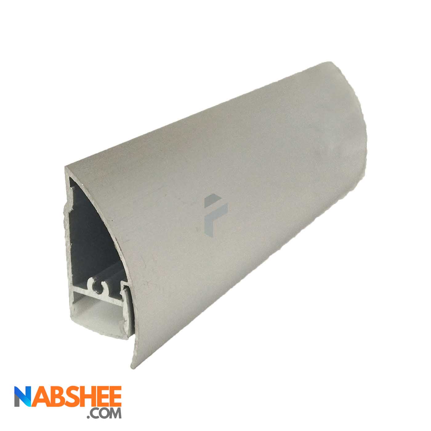 قرنیز آلومینیومی قوس دار 4 سانتی با شیار LED کد LS4 نقره ای