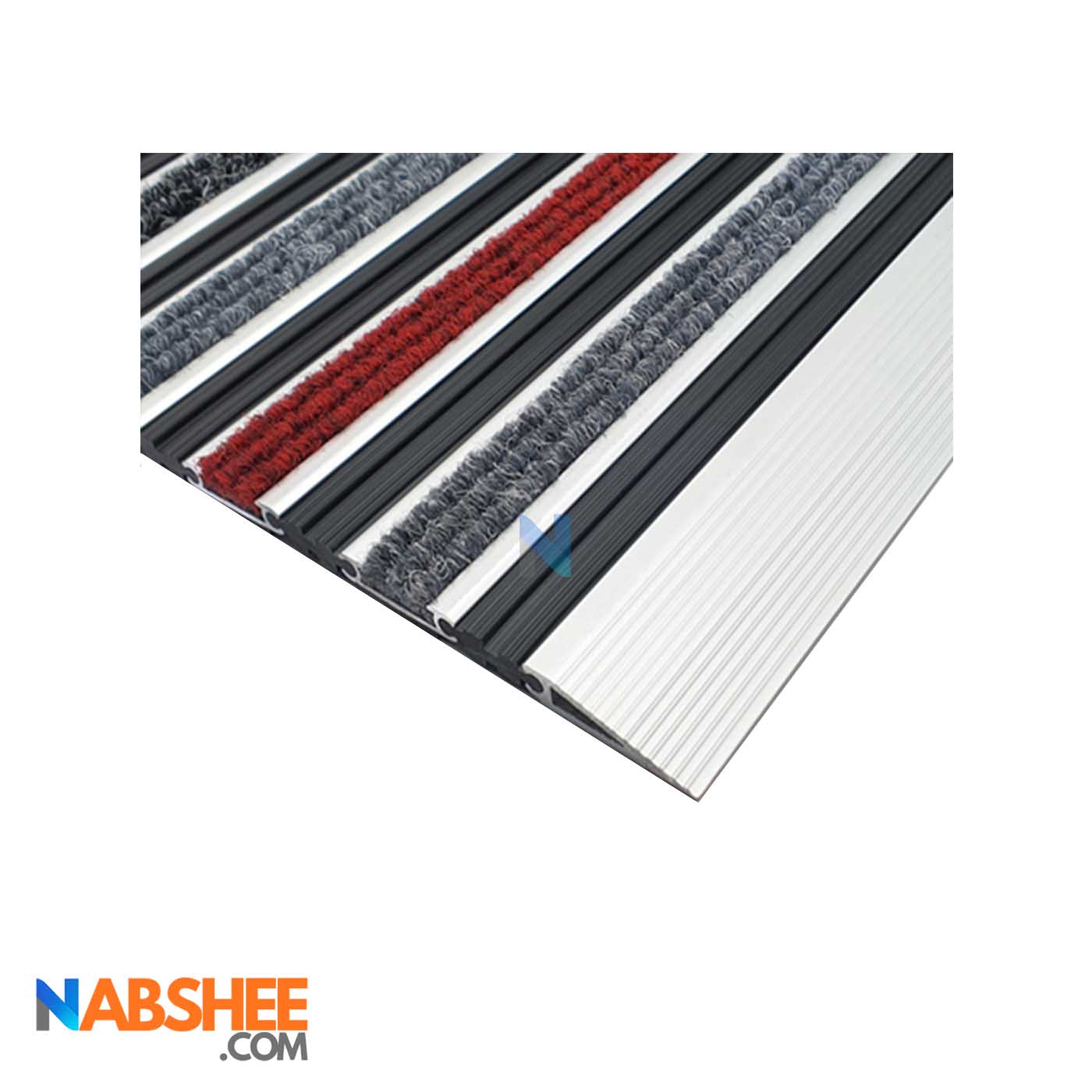 پادری آلومینیومی یک سانتی کد D150 با رویه PVC و موکت