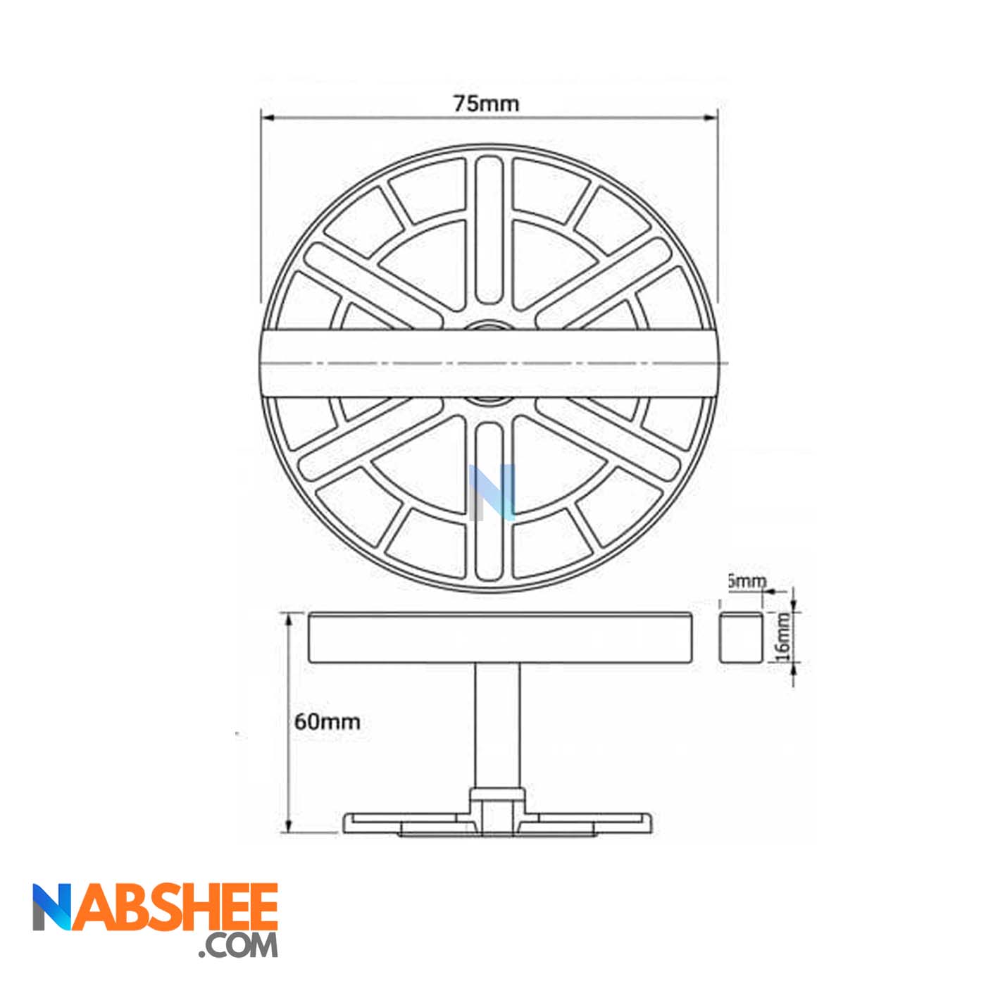 پایه دوربین مگنتی کد Mcam-5v
