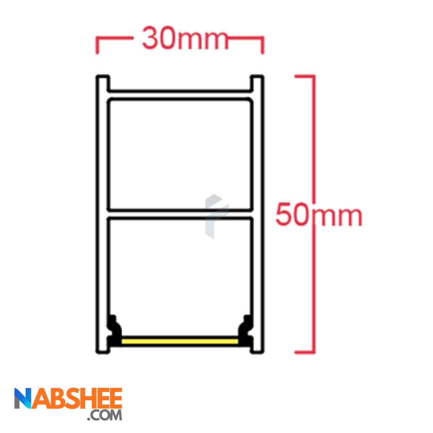 لوستر نور خطی دایره قطر 140 سانت کد LCR3050-140 (بدون نور)
