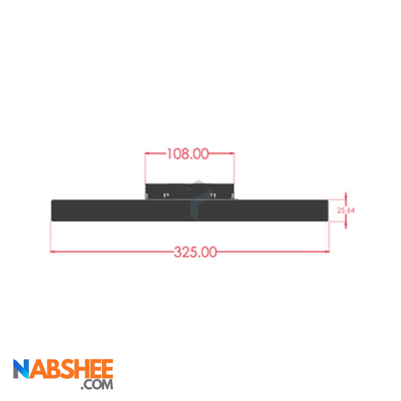 چراغ مگنتی لنزدار 18 وات کد MZ18-6000