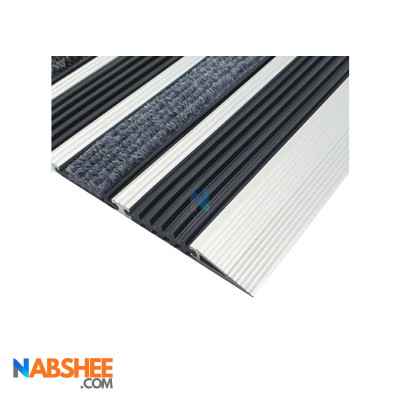 پادری آلومینیومی یک سانتی کد D450 با رویه PVC و موکت