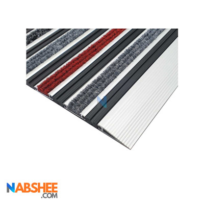 پادری آلومینیومی یک سانتی کد D150 با رویه PVC و موکت